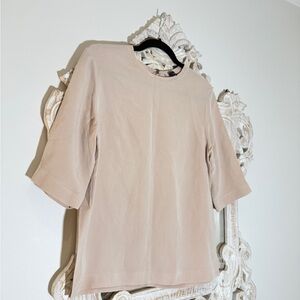 Light pink silk blouse. Brand: Joseph